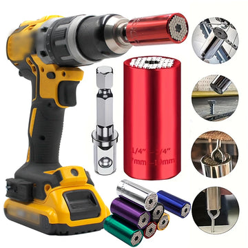 SmartGearPros Torque Drill Adapter Kit – Universal Power Wrench & Ratchet Set for DIY, Auto, & Shop Use