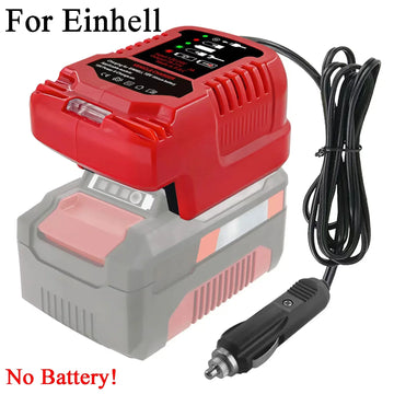SmartGearPros Mini Li-ion Battery Charger – 12V/24V Portable Multi-Plug Power Adapter (EU/US/Car)