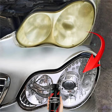 Main image showing full headlight restoration and polishing kit