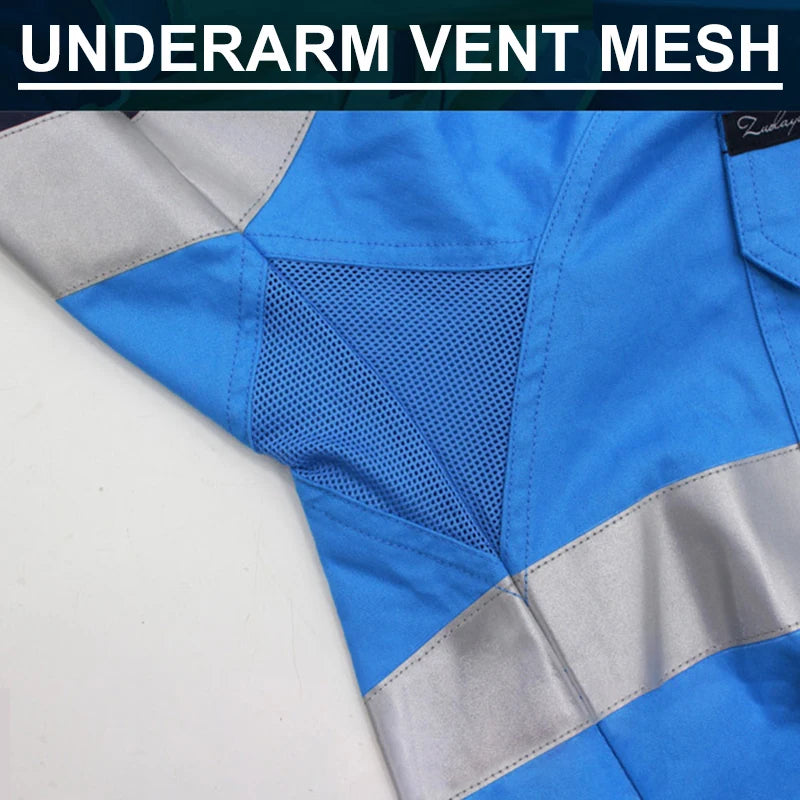 Hi-Vis Men’s Work Shirt - Enhanced Visibility and Comfort for Safety Professionals