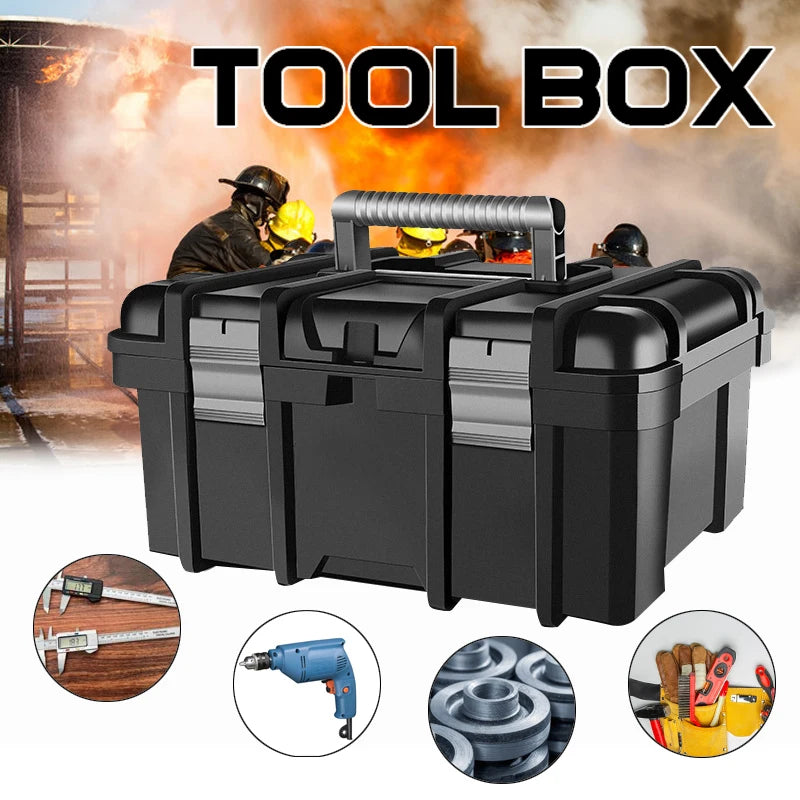 Shockproof Large Tool Box with Heavy-Duty Design and Secure Locking