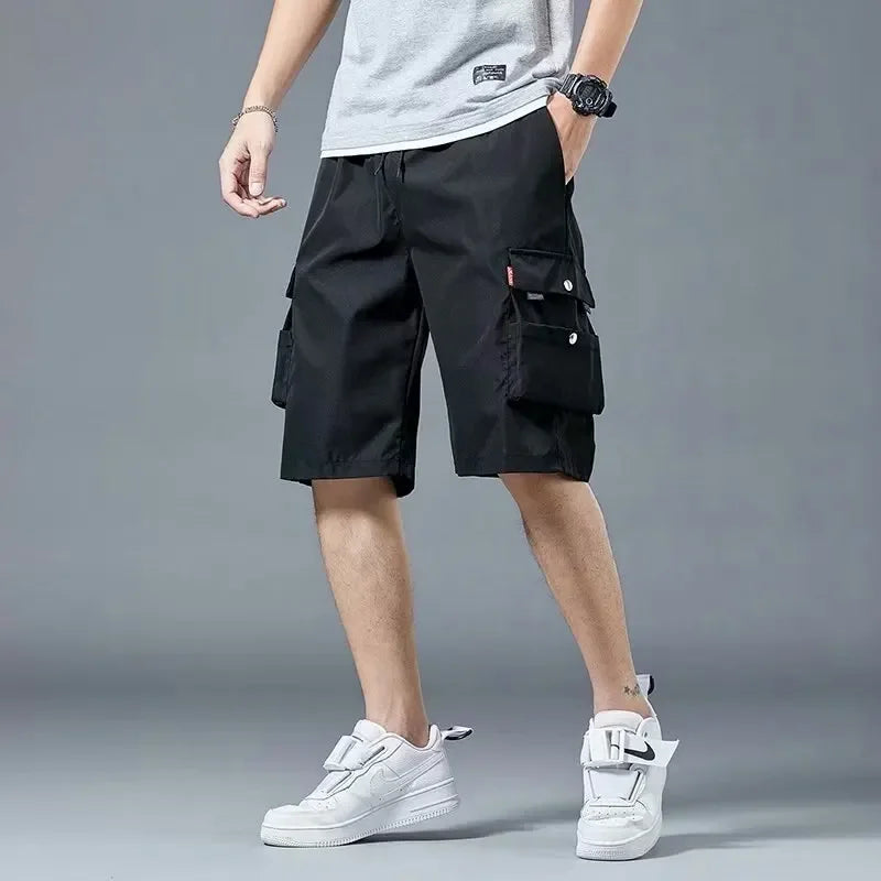 Multi-Pocket Utility Cargo Shorts – Comfortable & Durable for Everyday Wear