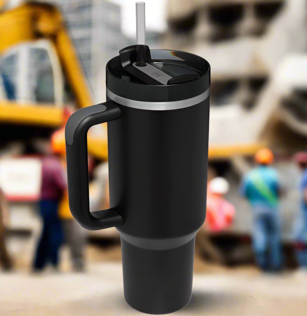 Insulated Travel Mug with Handle – Versatile & Stylish for Hot and Cold Drinks