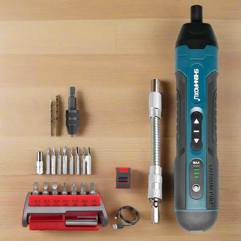 Compact Mini Cordless Electric Screwdriver - Power, Precision, and Portability