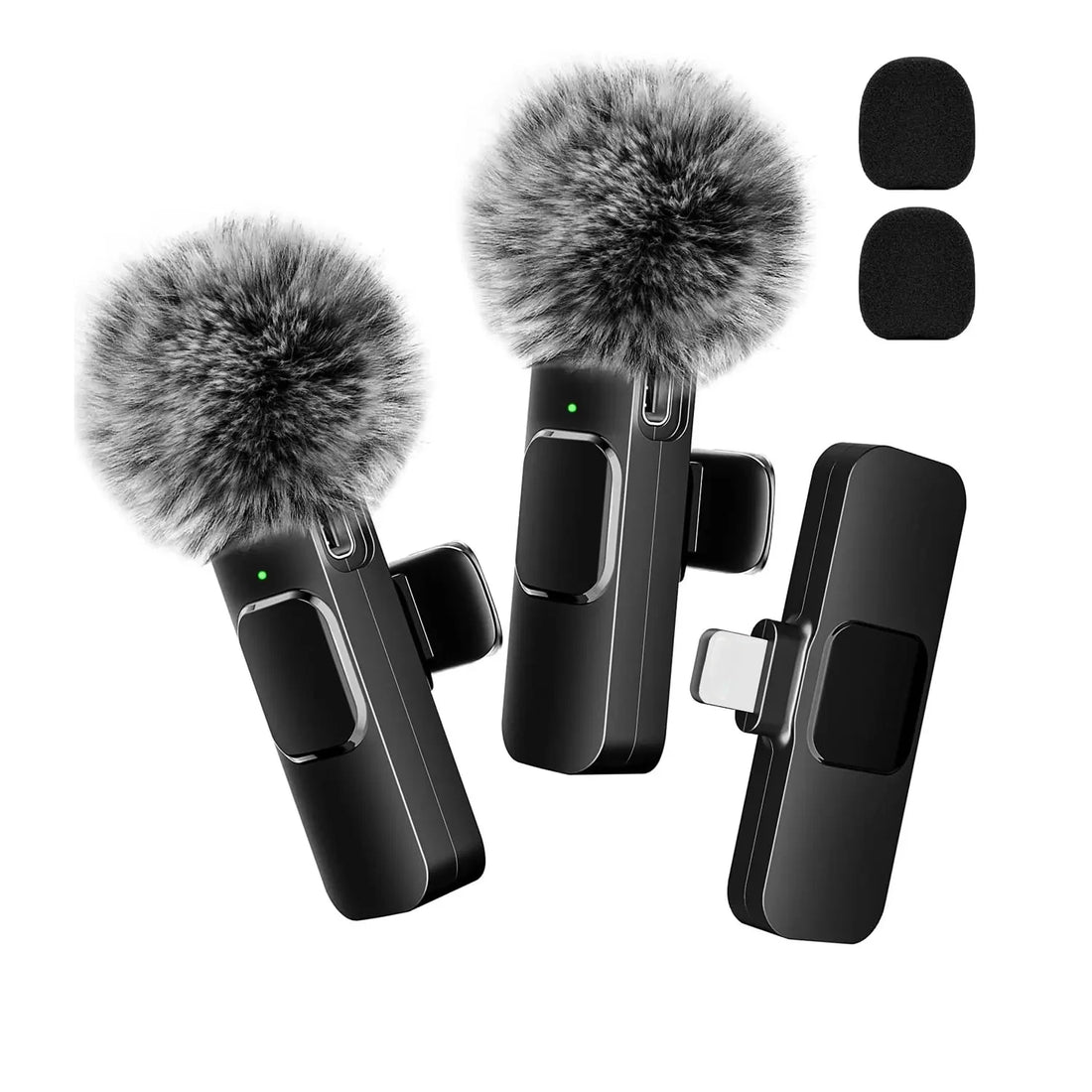 Wireless Lavalier Microphone – Perfect for Live Streaming, Interviews, and Video Recording