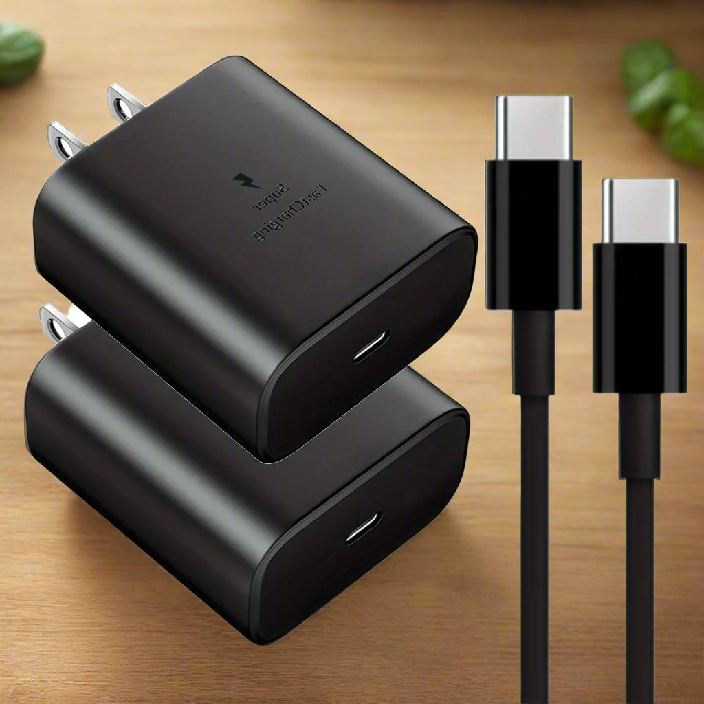 Samsung 45W Ultra Fast Charger with USB-C Cable - High-Speed Power Adapter