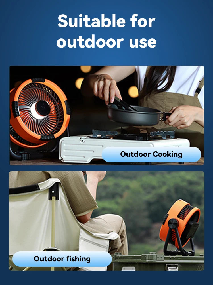 Rechargeable camping fan image angle 17