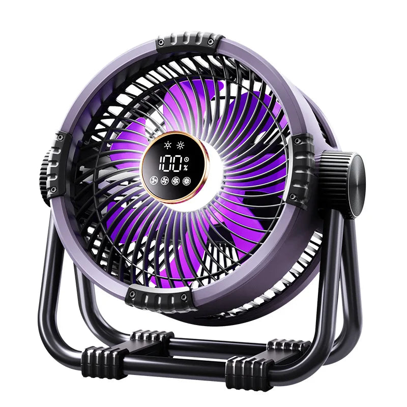 Rechargeable camping fan image angle 23