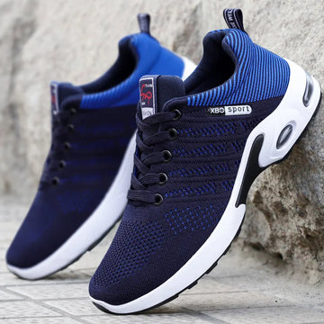 SmartGearPros Men's Breathable Lace-Up Running Shoes – Lightweight, Stylish & Comfortable Sneakers