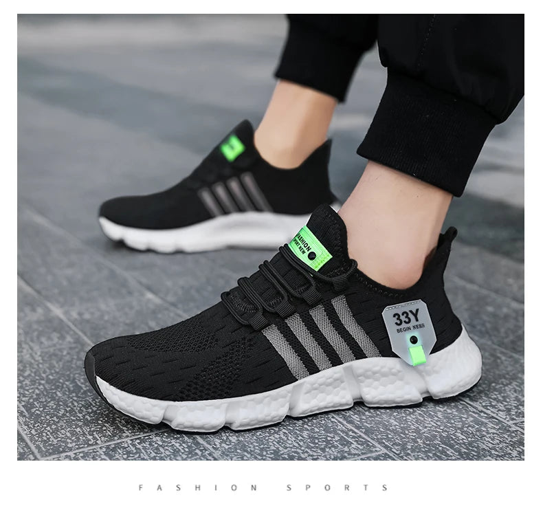 Shoes worn with casual joggers for lifestyle look