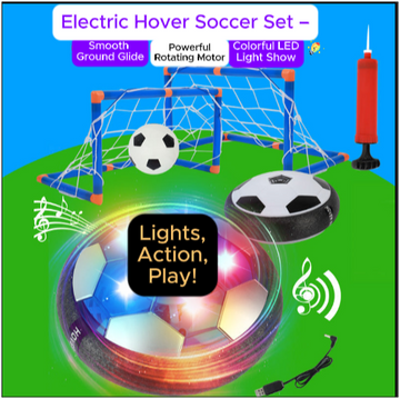 Kids' Hover Soccer and Bowling Playset – Fun Indoor Sports for All Ages