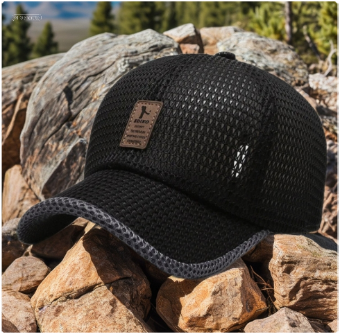 Adjustable Mesh Baseball Cap - Breathable Comfort and Stylish Design