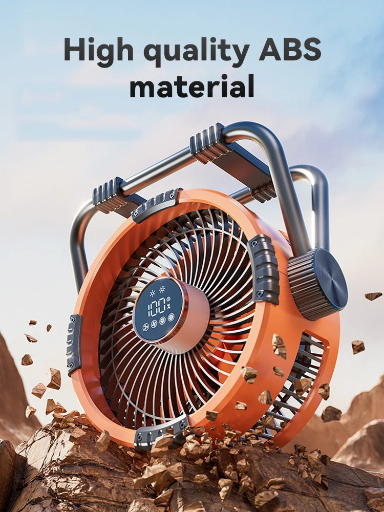 Rechargeable camping fan image angle 19