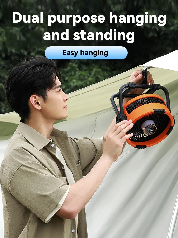 Rechargeable camping fan image angle 15