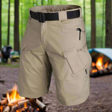 Summer Waterproof Quick Dry Multi-pocket Shorts Men Cargo Shorts Tactical Short Pants Men's Outdoor Clothes Hunting Fishing