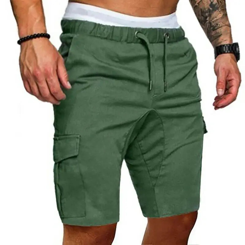 Men's Casual Cargo Shorts Lightweight Multi-Pocket Summer Outdoor Shorts