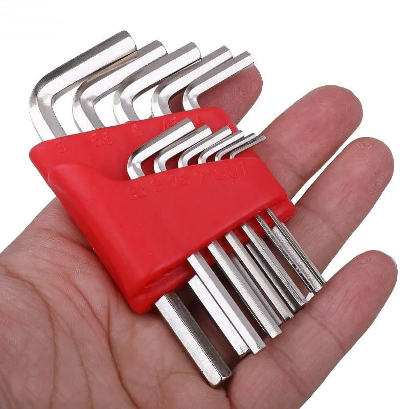 Metric & Imperial Allen Wrenches for Precision and Ver11-Piece Hex Key